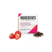 54% Cacao Strawberry Champagne (Naturally & Artificially Flavored) Dark Chocolate 